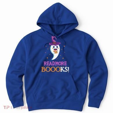 Read More Books Boo Halloween Costume Reading Lover Ghost Gift Hoodie