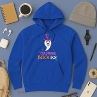 Read More Books Boo Halloween Costume Reading Lover Ghost Gift Hoodie thumb 3
