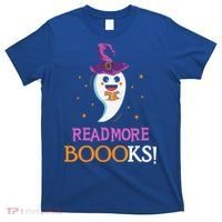 Read More Books Boo Halloween Costume Reading Lover Ghost Gift T-Shirt thumb 0