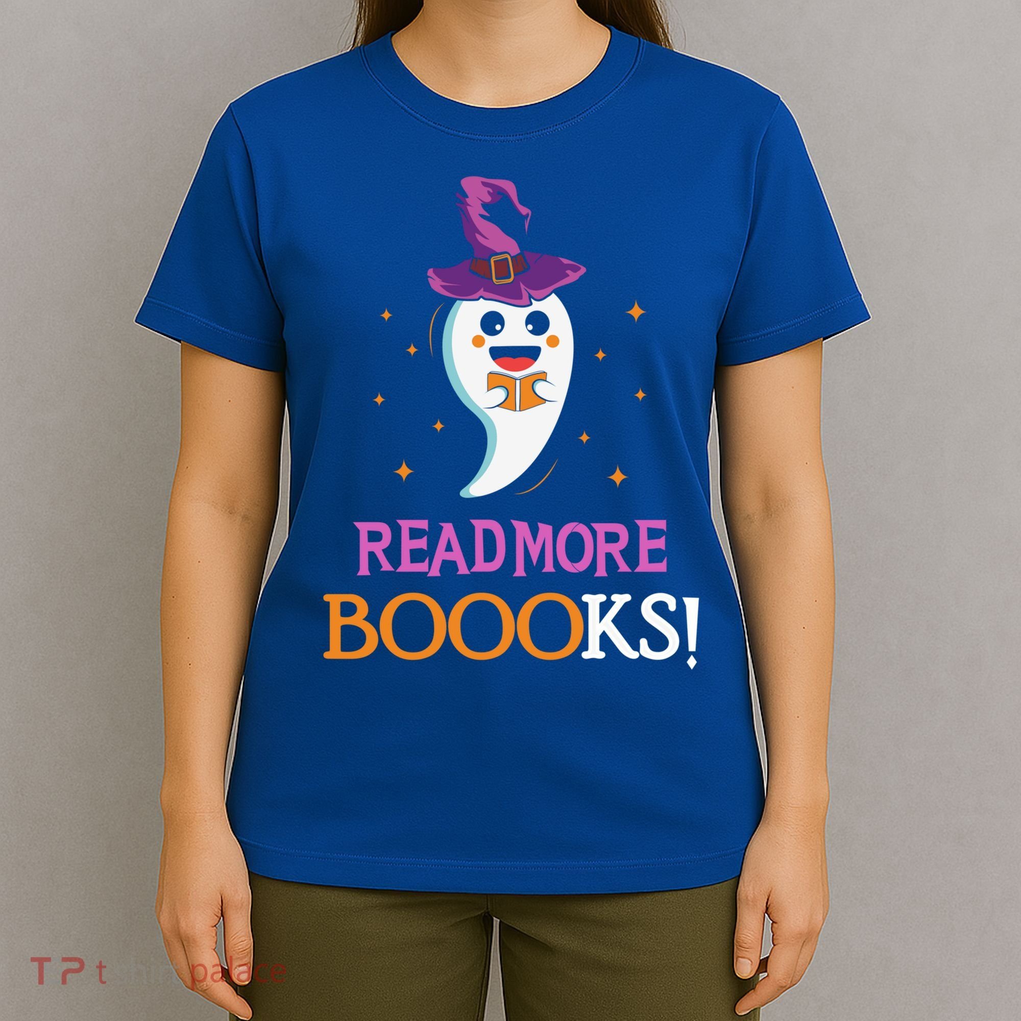 Read More Books Boo Halloween Costume Reading Lover Ghost Gift T-Shirt