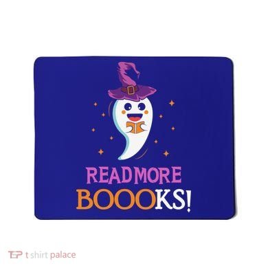 Read More Books Boo Halloween Costume Reading Lover Ghost Gift Mousepad