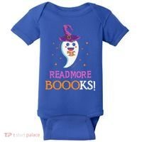 Read More Books Boo Halloween Costume Reading Lover Ghost Gift Baby Bodysuit thumb 0