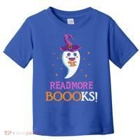 Read More Books Boo Halloween Costume Reading Lover Ghost Gift Toddler T-Shirt thumb 0