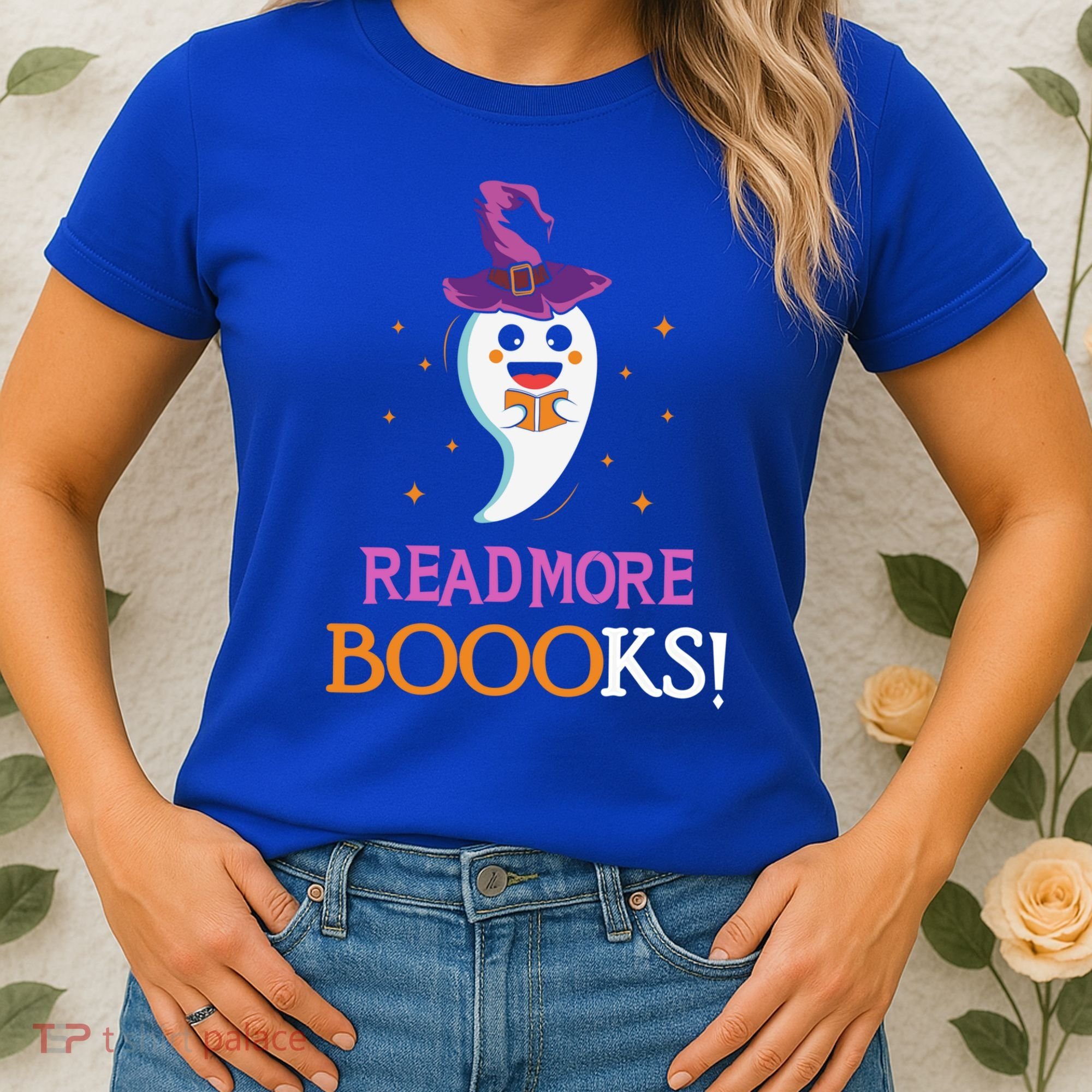 Read More Books Boo Halloween Costume Reading Lover Ghost Gift Women's T-Shirt