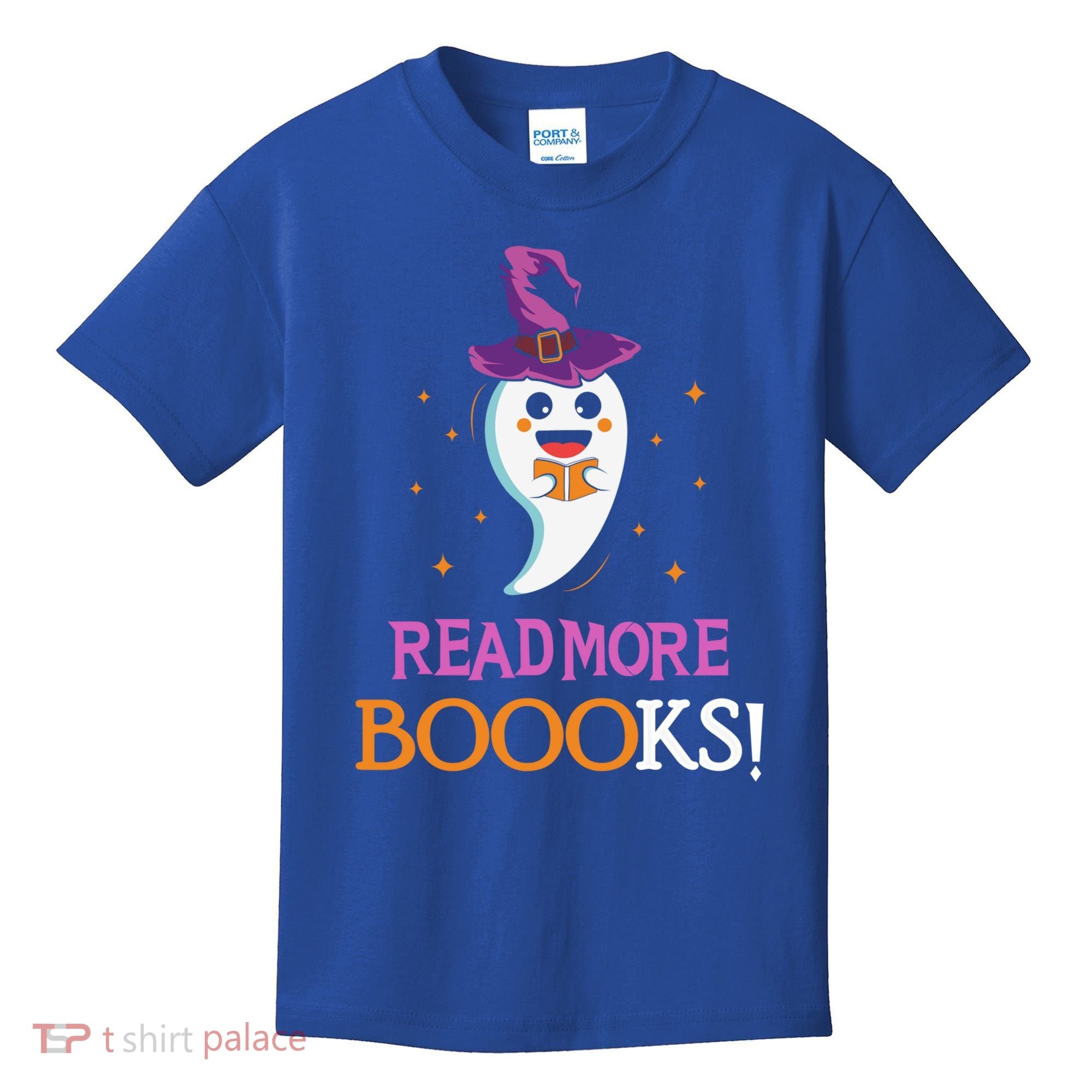Read More Books Boo Halloween Costume Reading Lover Ghost Gift Kids T-Shirt