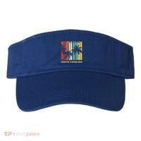 Retro Myrtle Beach South Carolina Palm Trees Vacation Visor thumb 0