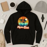Retro Myrtle Beach South Carolina Summer 90s Beach Souvenirs Hoodie thumb 3