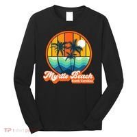 Retro Myrtle Beach South Carolina Summer 90s Beach Souvenirs Long Sleeve Shirt thumb 0