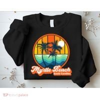 Retro Myrtle Beach South Carolina Summer 90s Beach Souvenirs Sweatshirt thumb 2