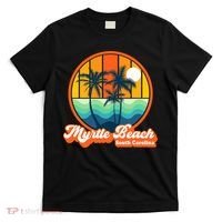 Retro Myrtle Beach South Carolina Summer 90s Beach Souvenirs T-Shirt thumb 0