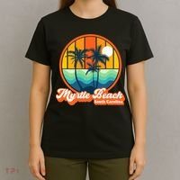 Retro Myrtle Beach South Carolina Summer 90s Beach Souvenirs T-Shirt thumb 4