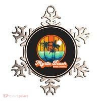 Retro Myrtle Beach South Carolina Summer 90s Beach Souvenirs Ornament thumb 0