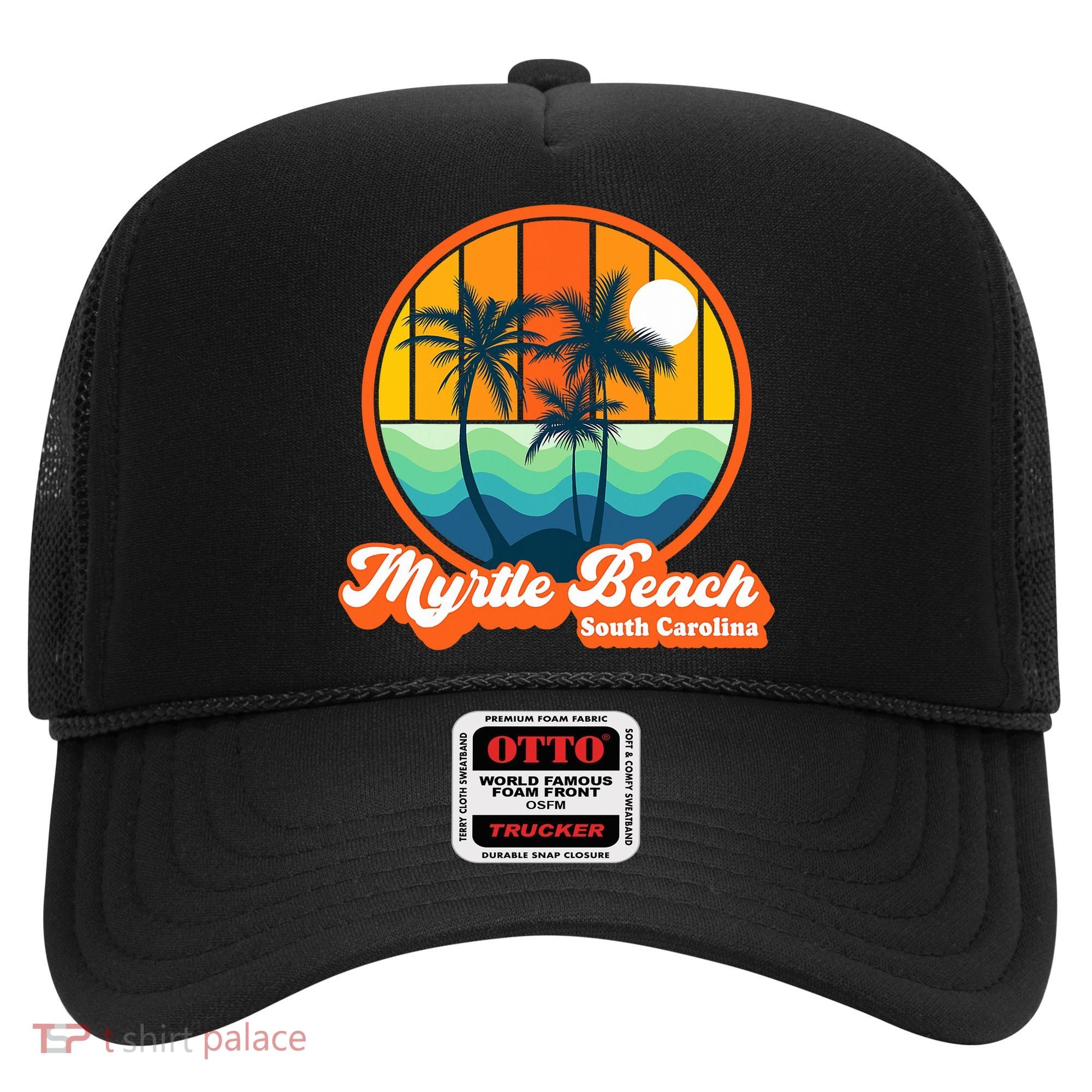 Retro Myrtle Beach South Carolina Summer 90s Beach Souvenirs Hat