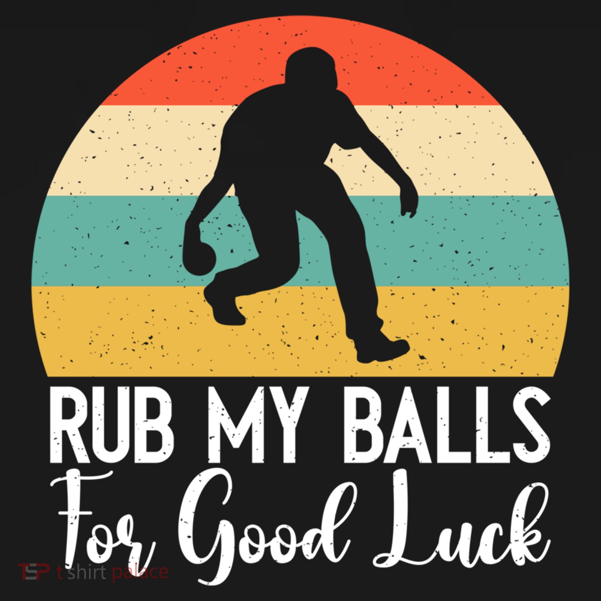 Rub My Balls For Good Luck Funny Bocce Ball Gift Women's Hoodie