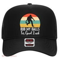 Rub My Balls For Good Luck Funny Bocce Ball Gift Hat thumb 0