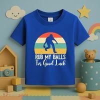 Rub My Balls For Good Luck Funny Bocce Ball Gift Toddler T-Shirt thumb 3
