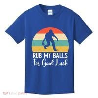 Rub My Balls For Good Luck Funny Bocce Ball Gift Kids T-Shirt thumb 0