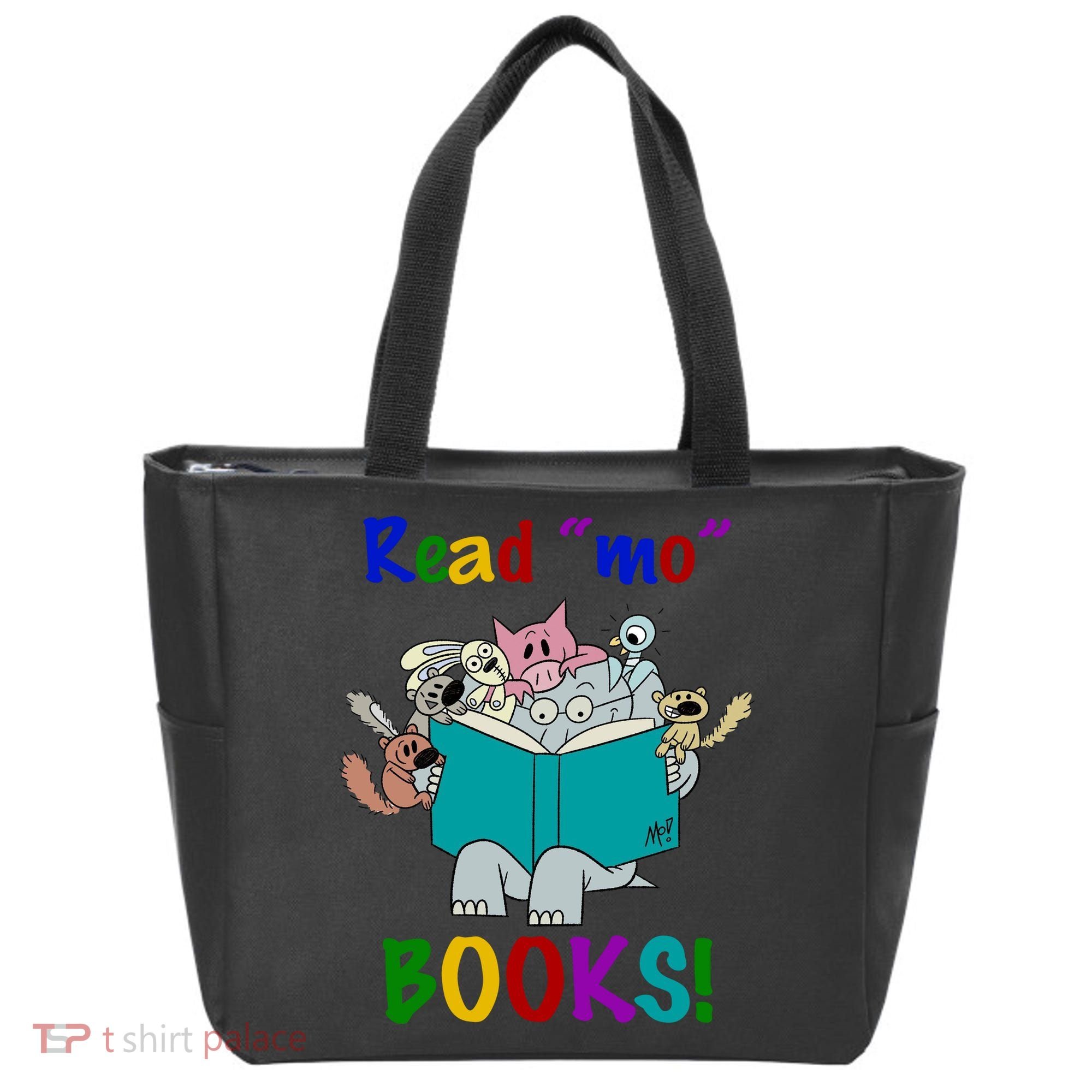 Read Mo Books Elephant Animals Tote Bag