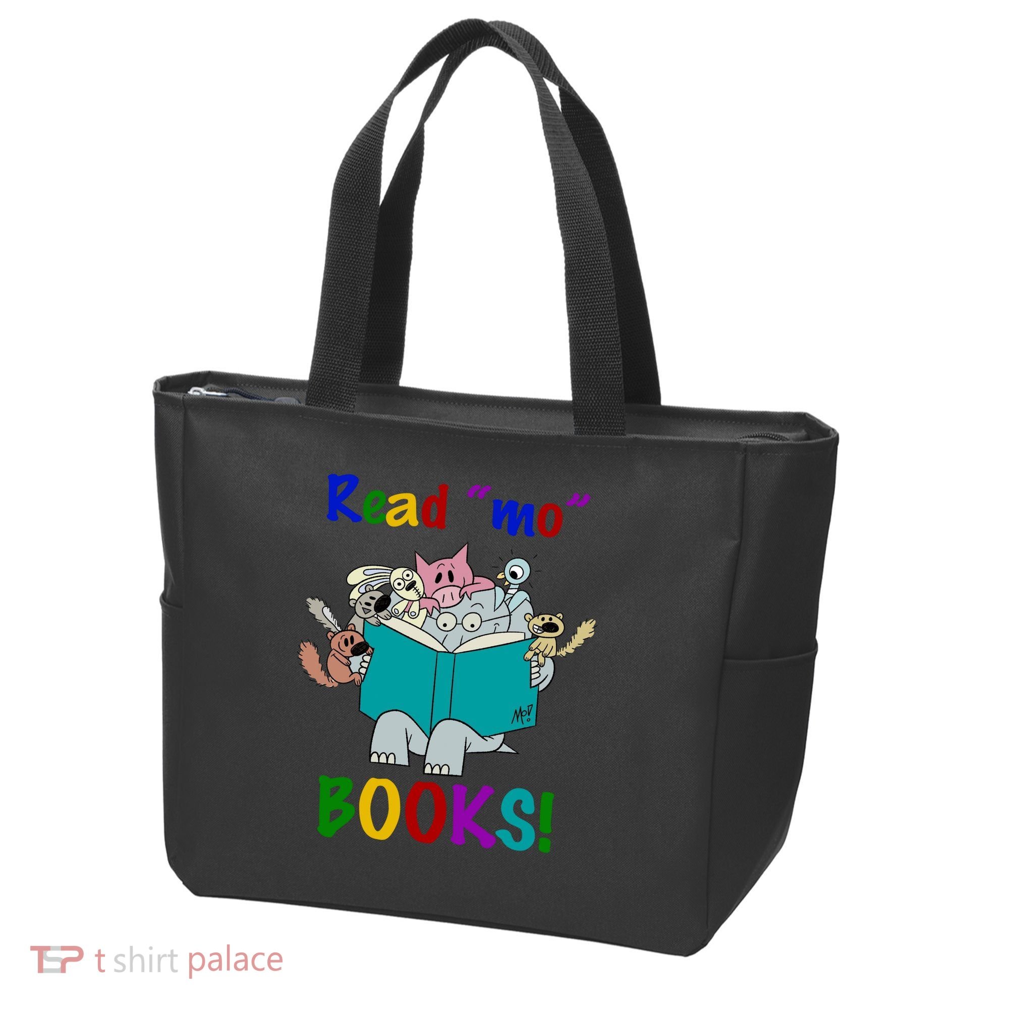Read Mo Books Elephant Animals Tote Bag