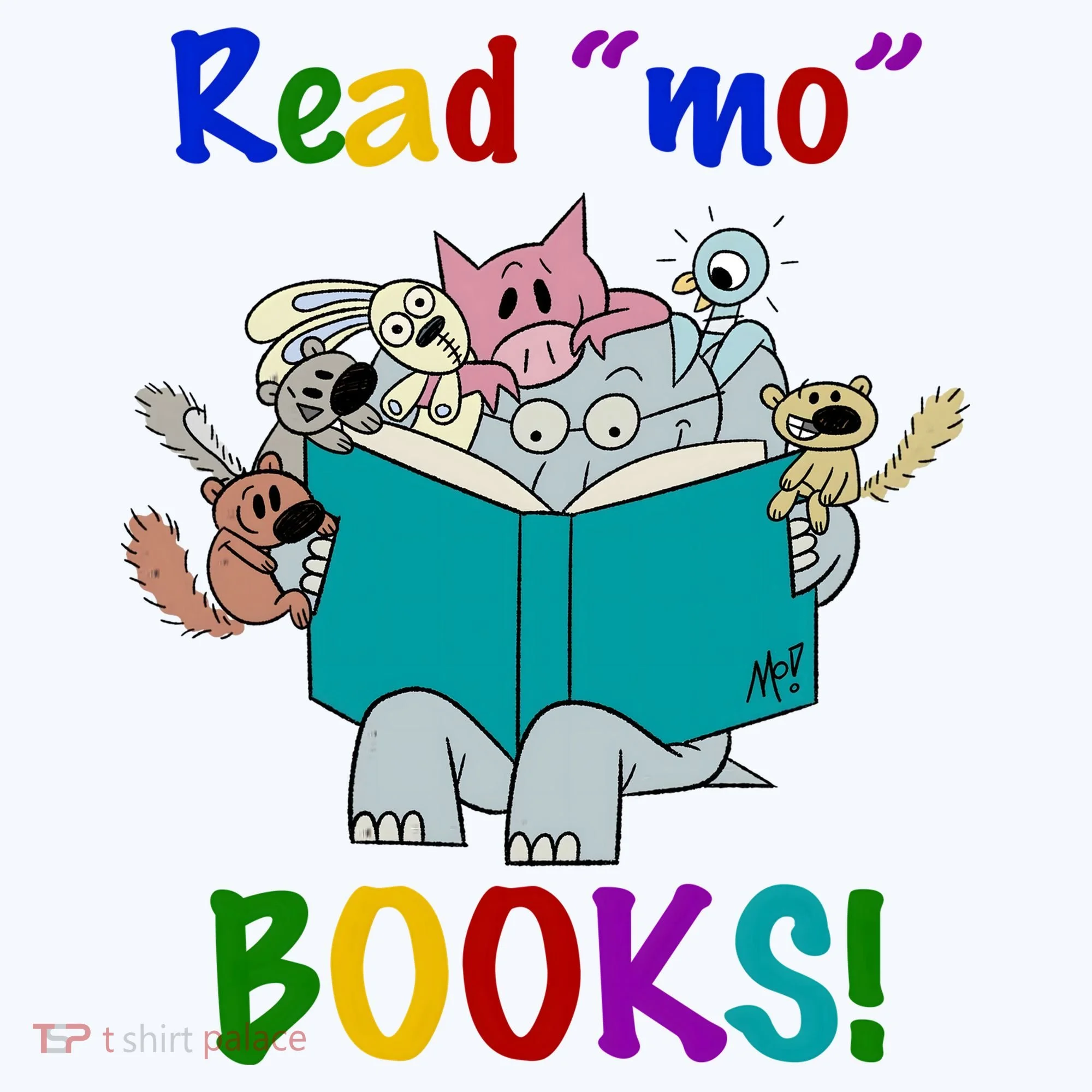 Read Mo Books Elephant Animals Doggie Tank
