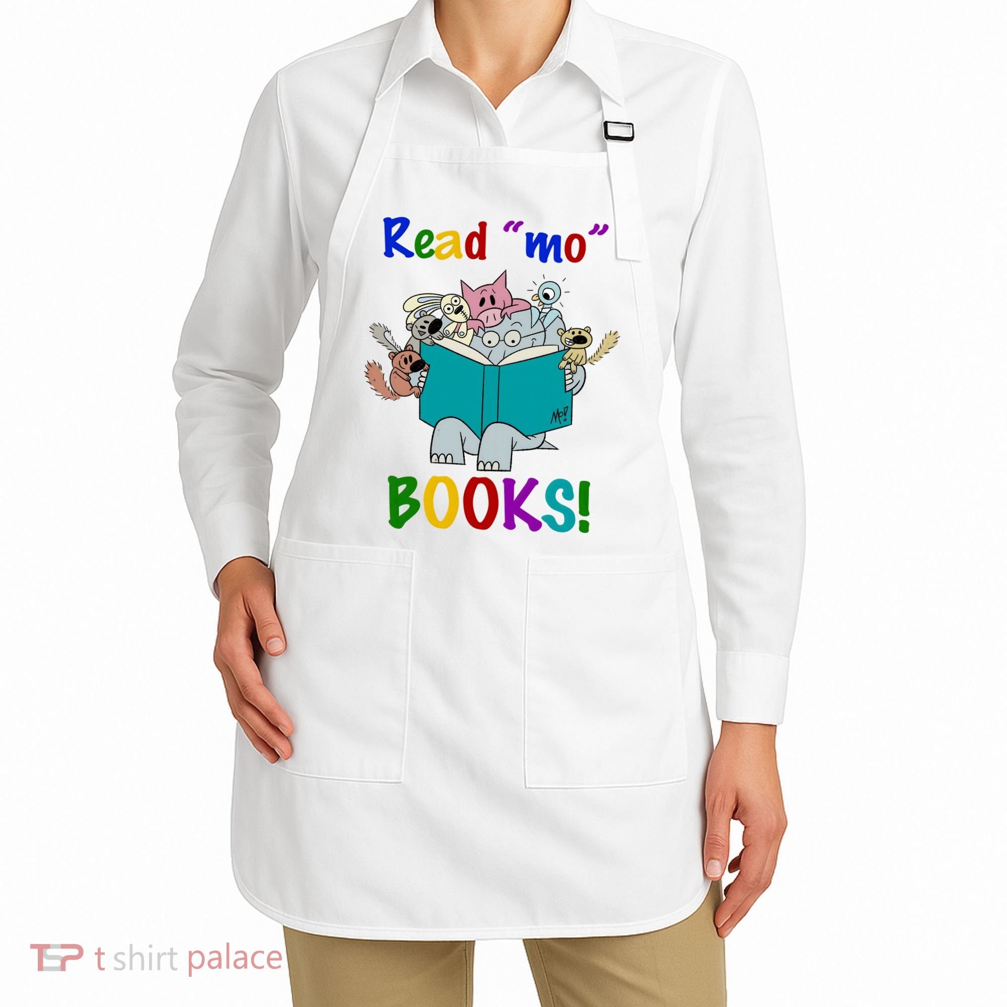 Read Mo Books Elephant Animals Apron