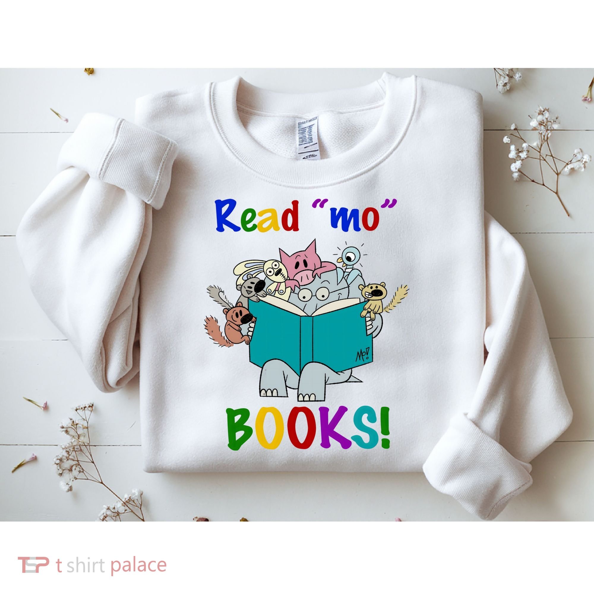 Read Mo Books Elephant Animals Sweatshirt