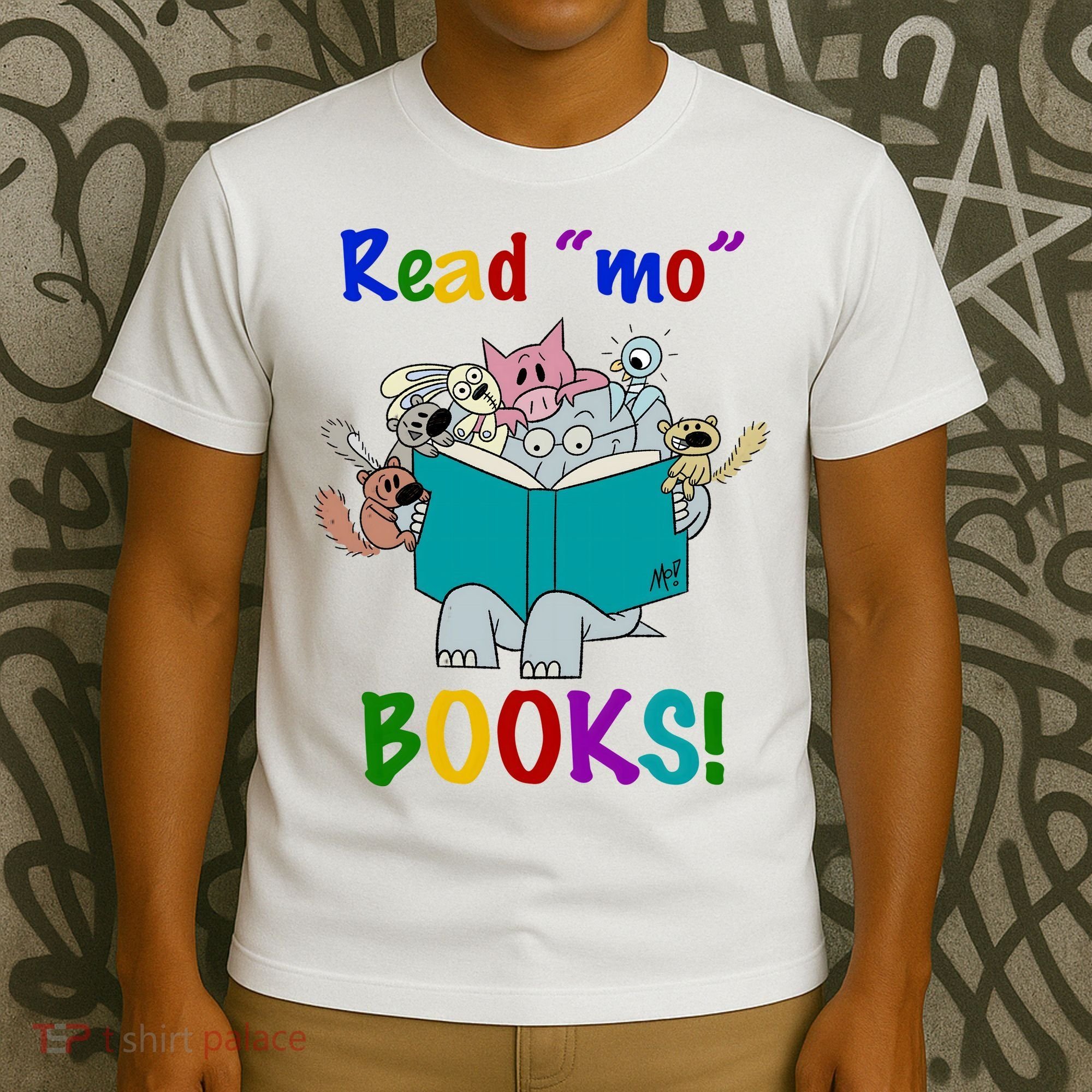 Read Mo Books Elephant Animals T-Shirt