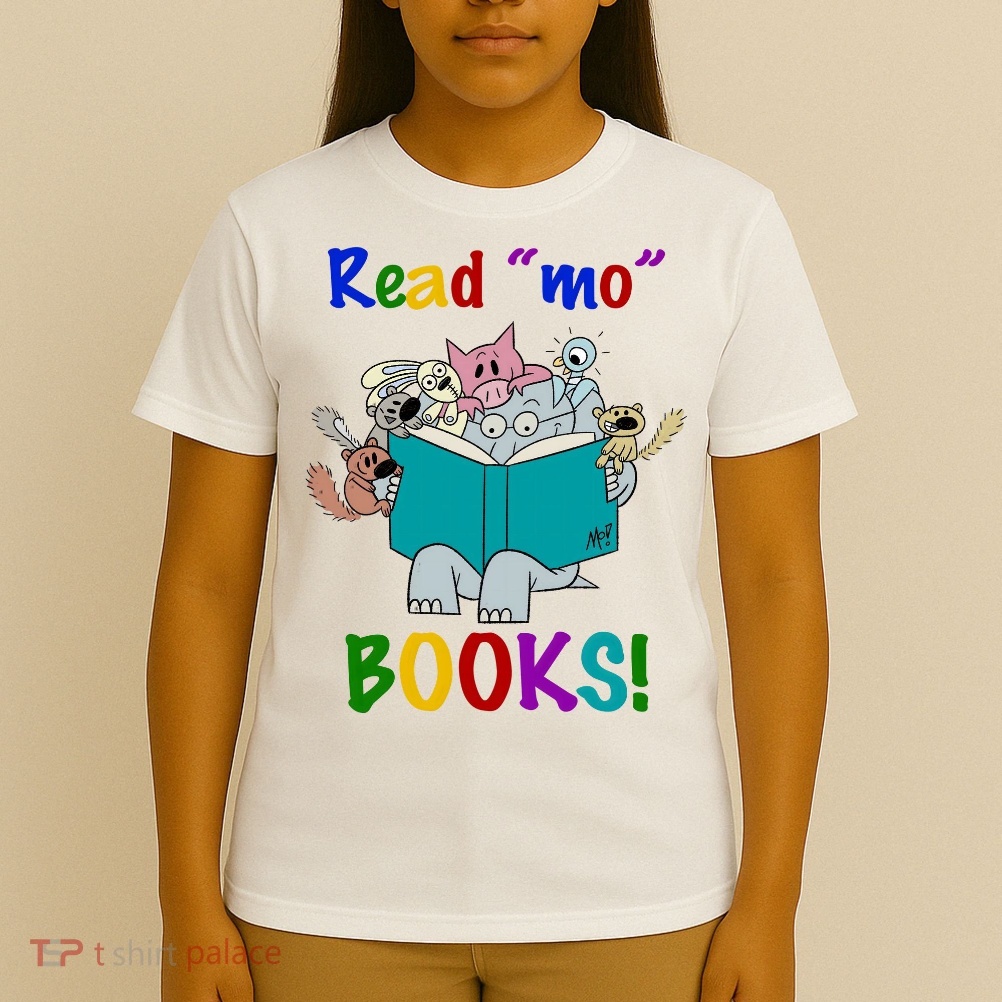 Read Mo Books Elephant Animals T-Shirt