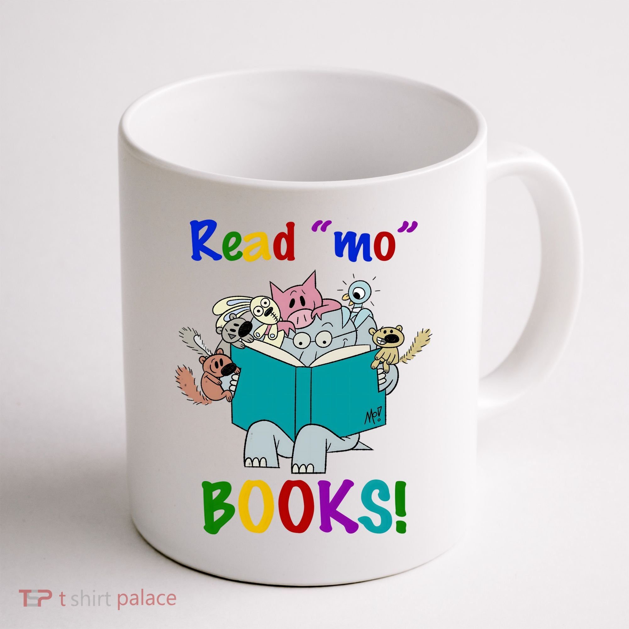 Read Mo Books Elephant Animals Coffee Mug