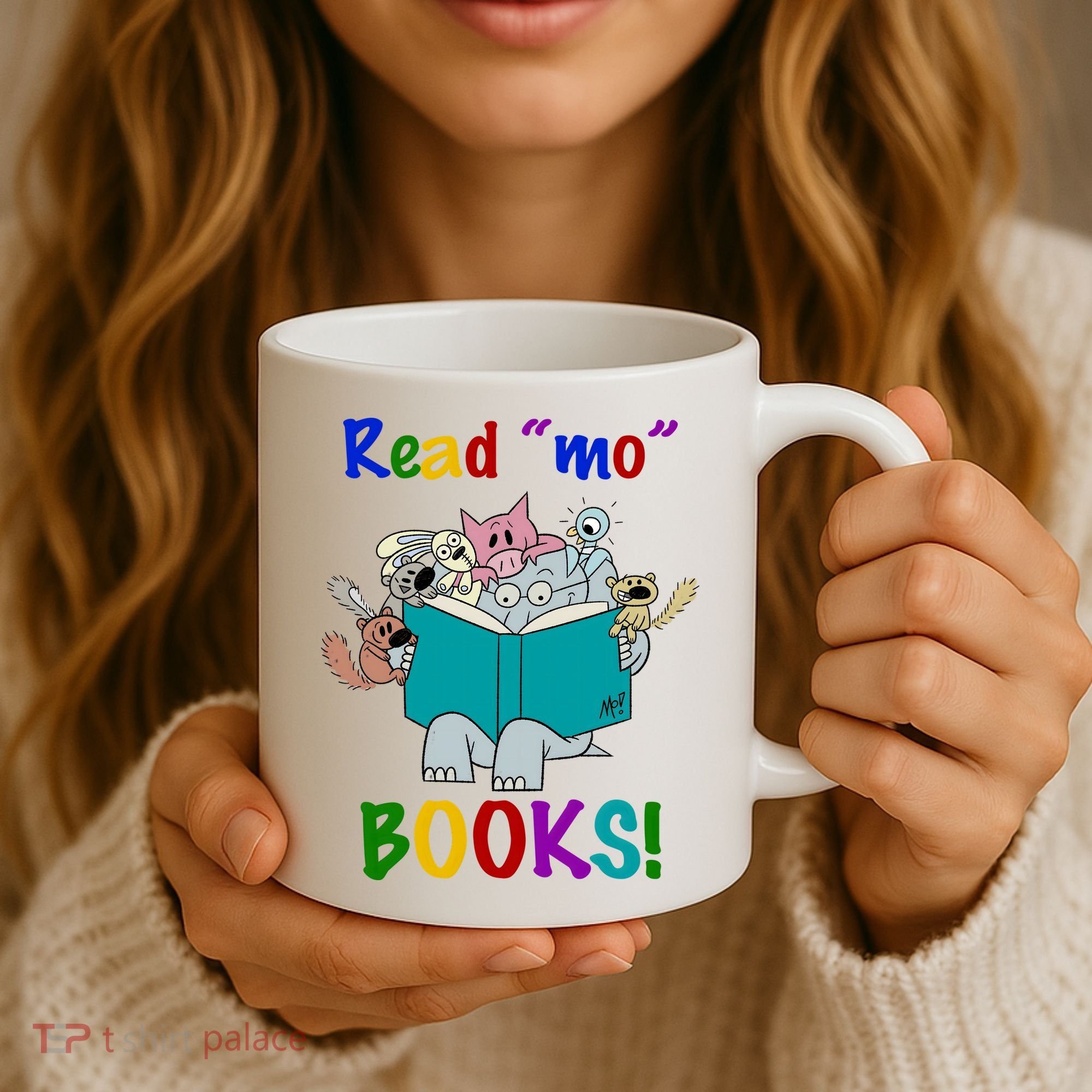 Read Mo Books Elephant Animals Coffee Mug