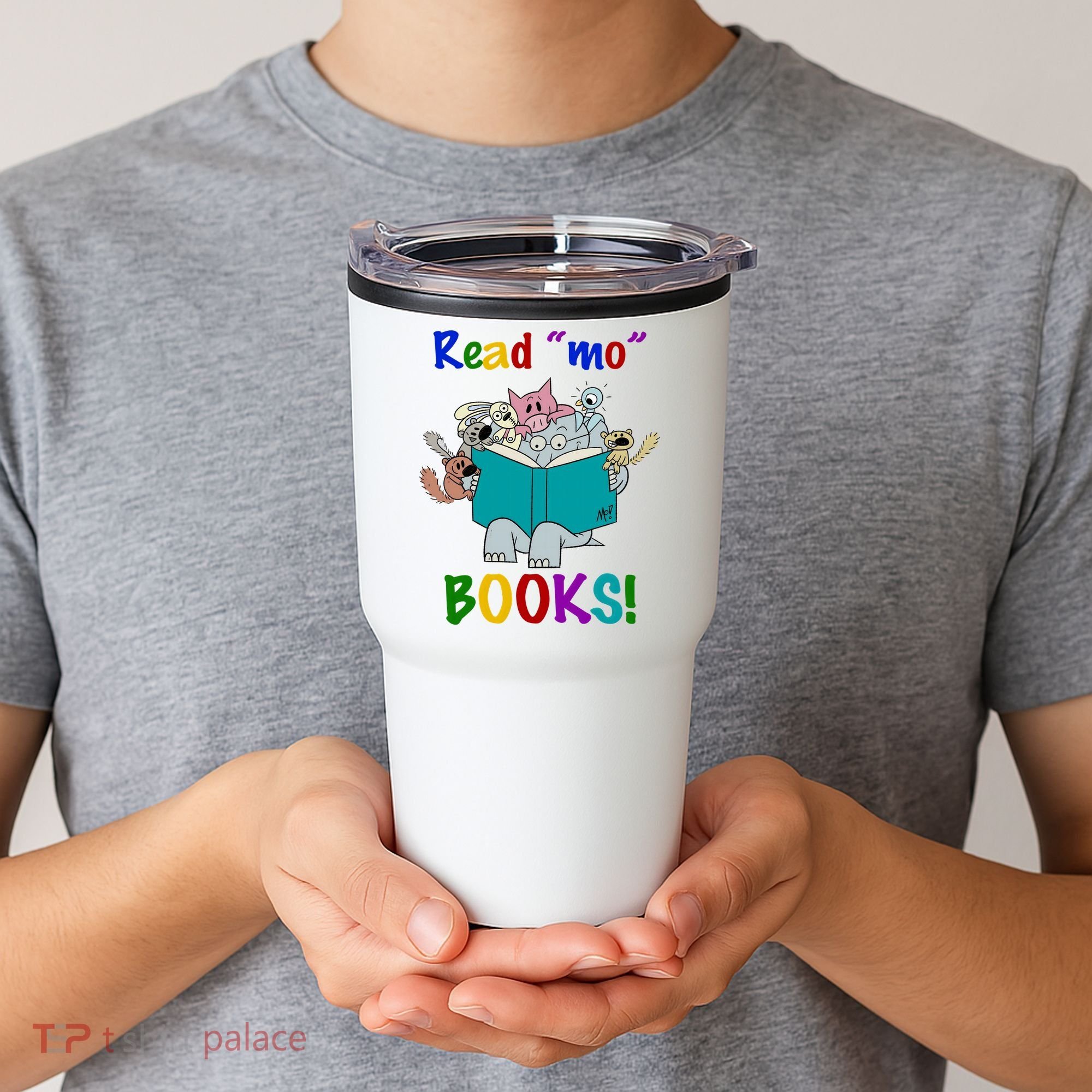 Read Mo Books Elephant Animals Tumbler