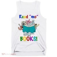 Read Mo Books Elephant Animals Tank Top thumb 0