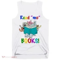 Read Mo Books Elephant Animals Tank Top thumb 0