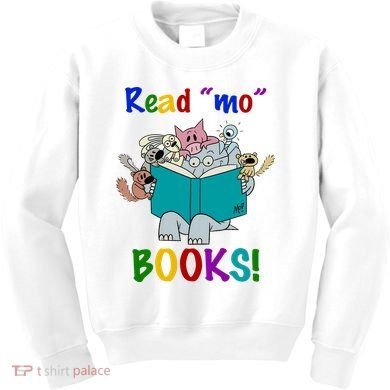 Read Mo Books Elephant Animals Kids Sweatshirt