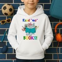 Read Mo Books Elephant Animals Kids Hoodie thumb 2
