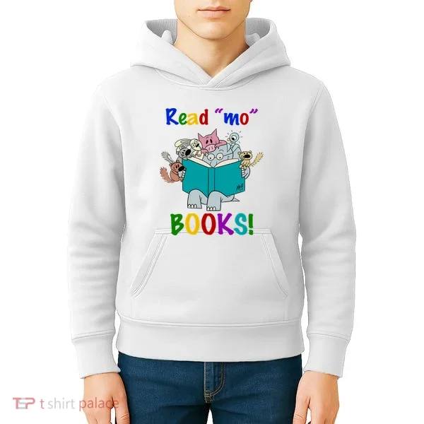 Read Mo Books Elephant Animals Kids Hoodie