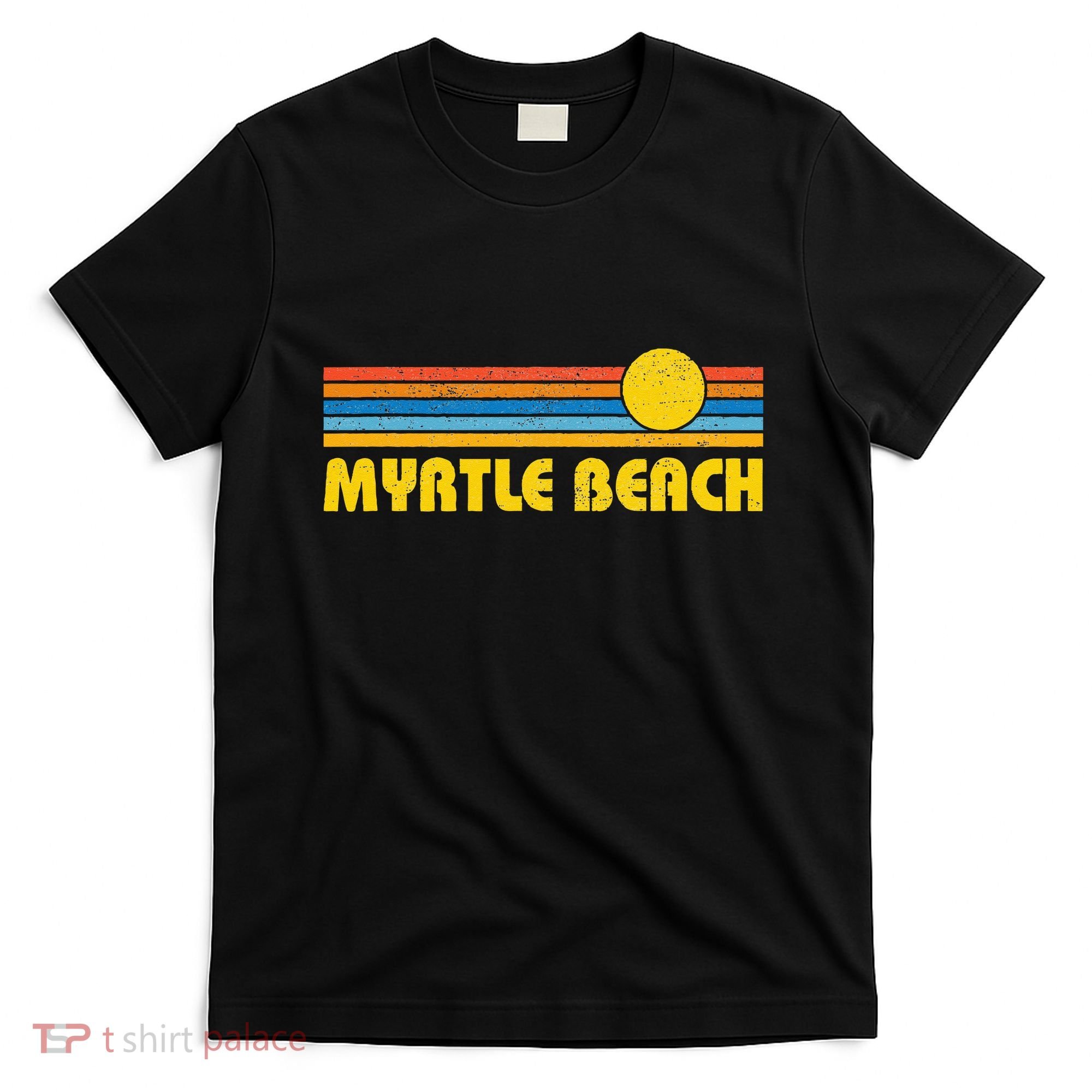 Retro Myrtle Beach Sunset Vintage Throwback T-Shirt