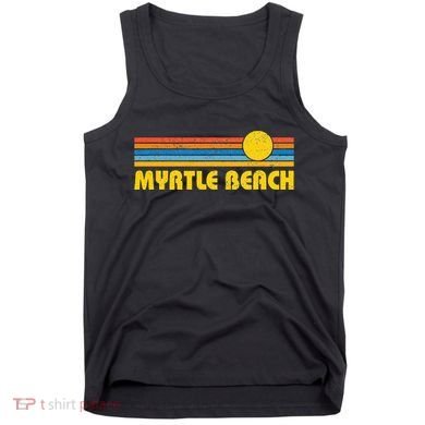 Retro Myrtle Beach Sunset Vintage Throwback Tank Top