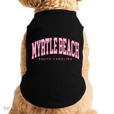 Retro Myrtle Beach South Carolina Beach Summer Doggie Tank