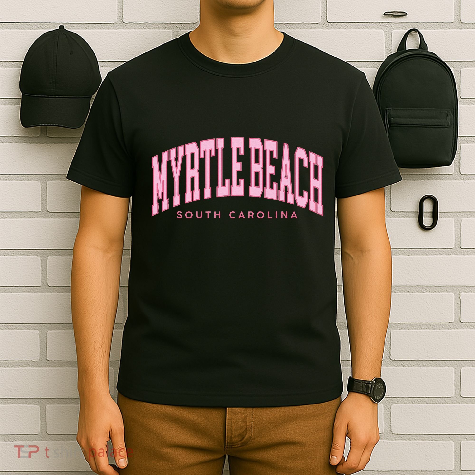 Retro Myrtle Beach South Carolina Beach Summer T-Shirt