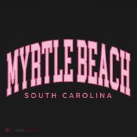 Retro Myrtle Beach South Carolina Beach Summer Coaster thumb 2