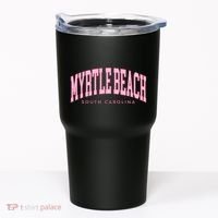Retro Myrtle Beach South Carolina Beach Summer Tumbler thumb 0
