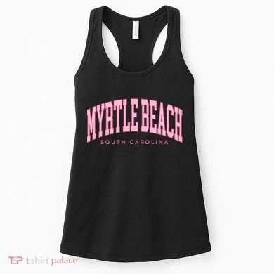 Retro Myrtle Beach South Carolina Beach Summer Women's Tank Top