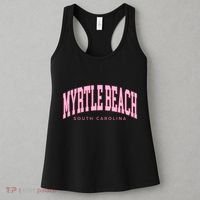 Retro Myrtle Beach South Carolina Beach Summer Women's Tank Top thumb 3
