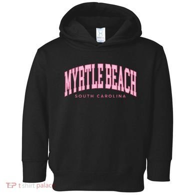Retro Myrtle Beach South Carolina Beach Summer Toddler Hoodie
