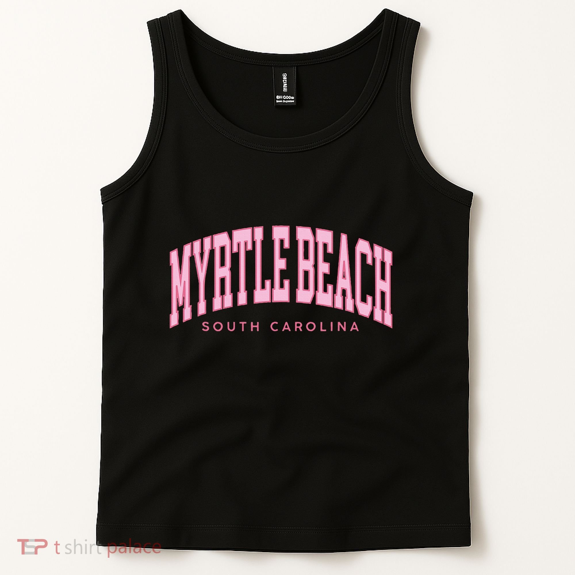 Retro Myrtle Beach South Carolina Beach Summer Tank Top