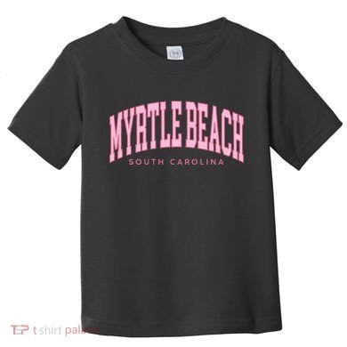 Retro Myrtle Beach South Carolina Beach Summer Toddler T-Shirt