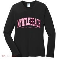 Retro Myrtle Beach South Carolina Beach Summer Women's Long Sleeve Shirt thumb 0