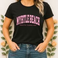 Retro Myrtle Beach South Carolina Beach Summer Women's T-Shirt thumb 2