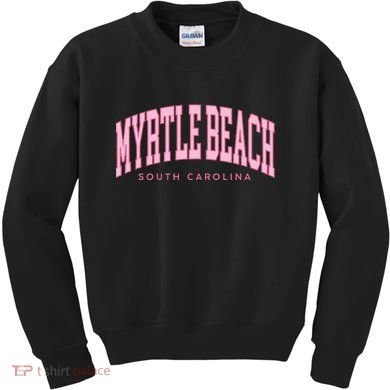 Retro Myrtle Beach South Carolina Beach Summer Kids Sweatshirt